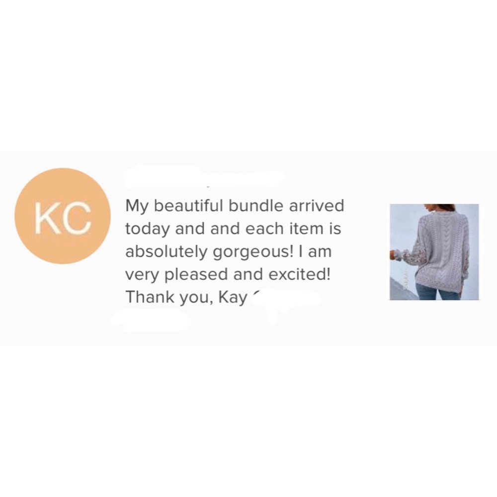 Last 1 M! New Bohemian Chic Knit Slouchy Sweater with Crochet Sleeves - Picture 9 of 10